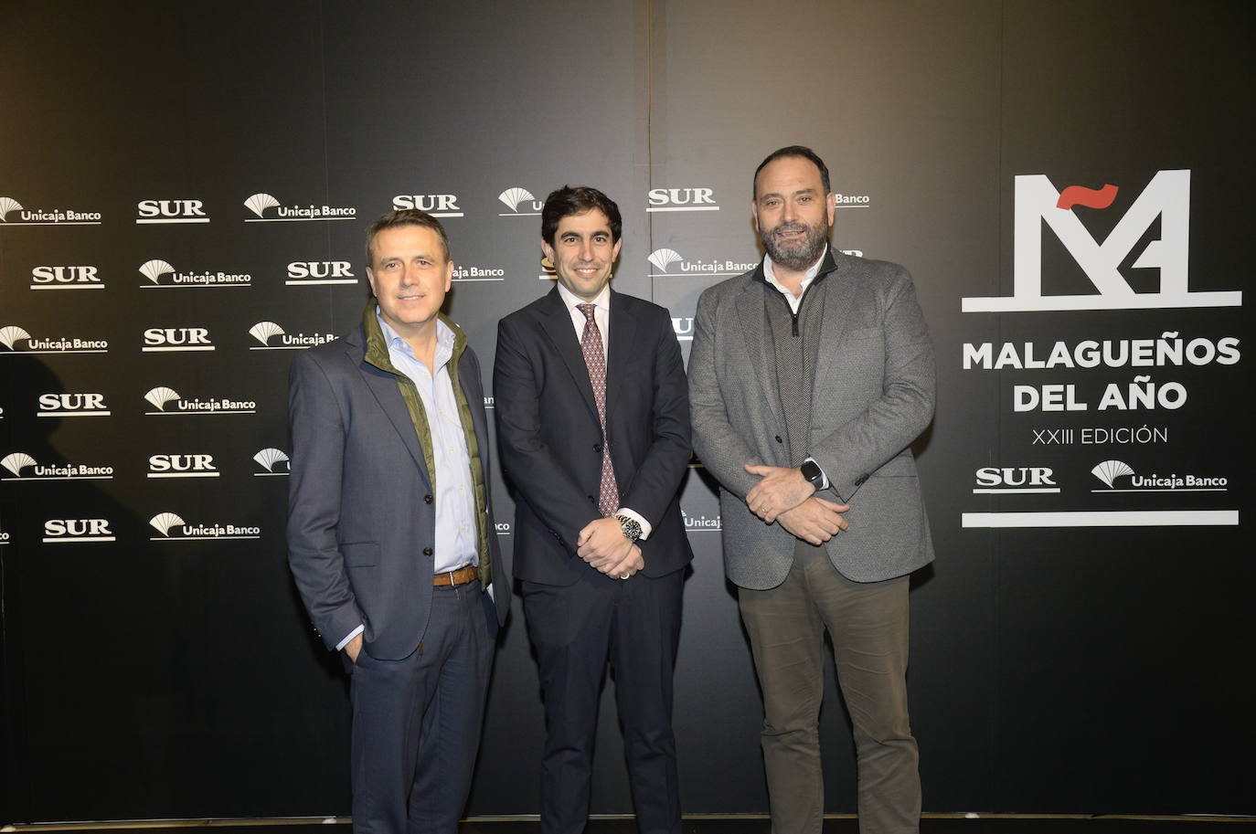 Invitados en el photocall de los premios Malagueños del Año 2022. 