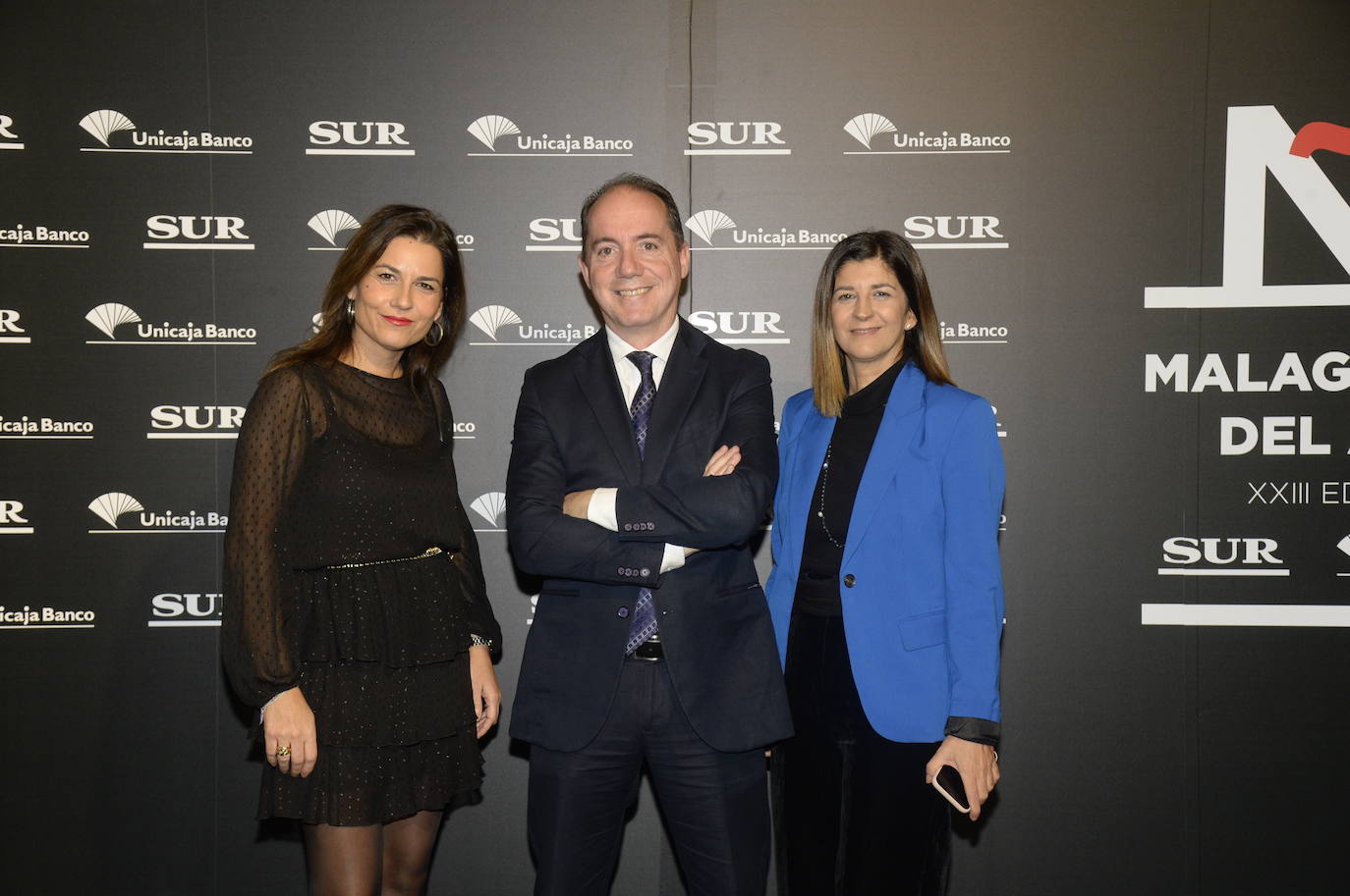 Invitados en el photocall de los premios Malagueños del Año 2022. 