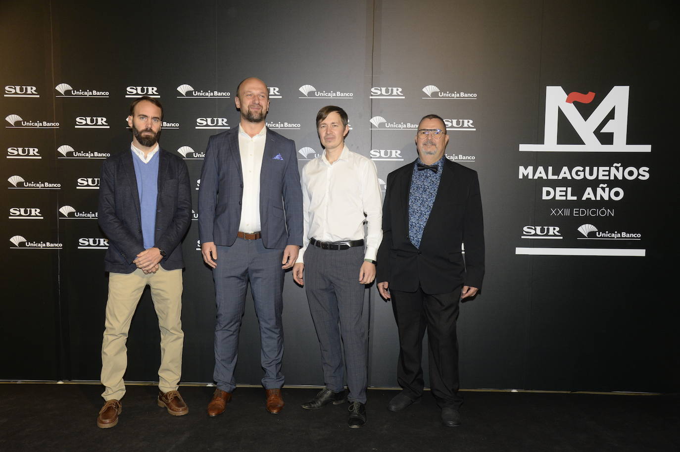 Invitados en el photocall de los premios Malagueños del Año 2022. 