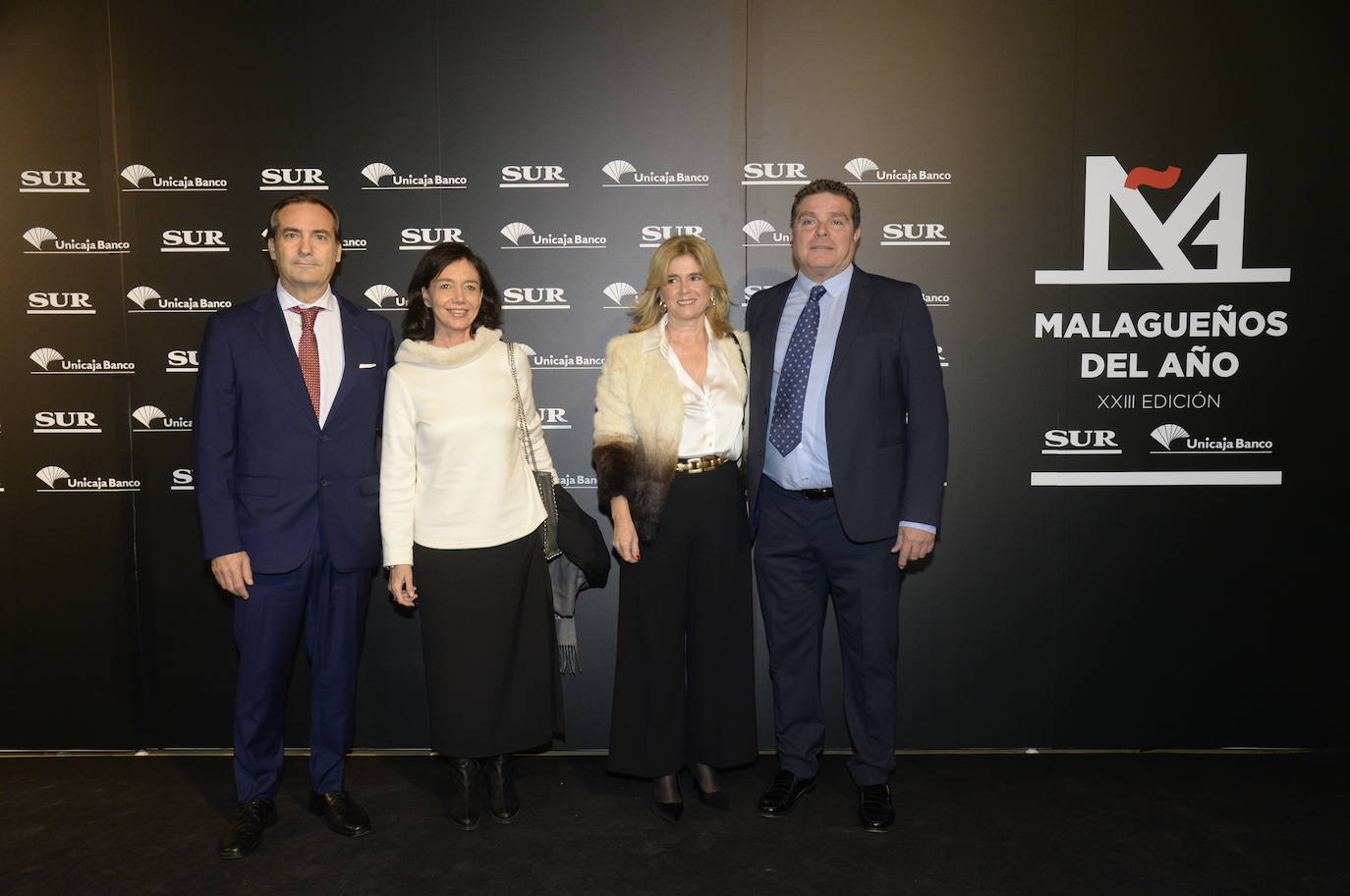 Invitados en el photocall de los premios Malagueños del Año 2022. 