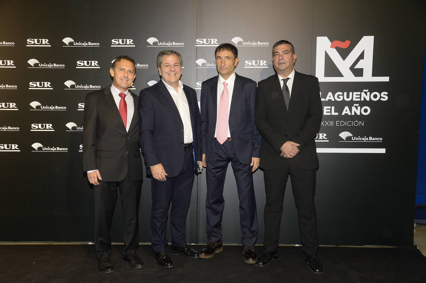 Invitados en el photocall de los premios Malagueños del Año 2022. 