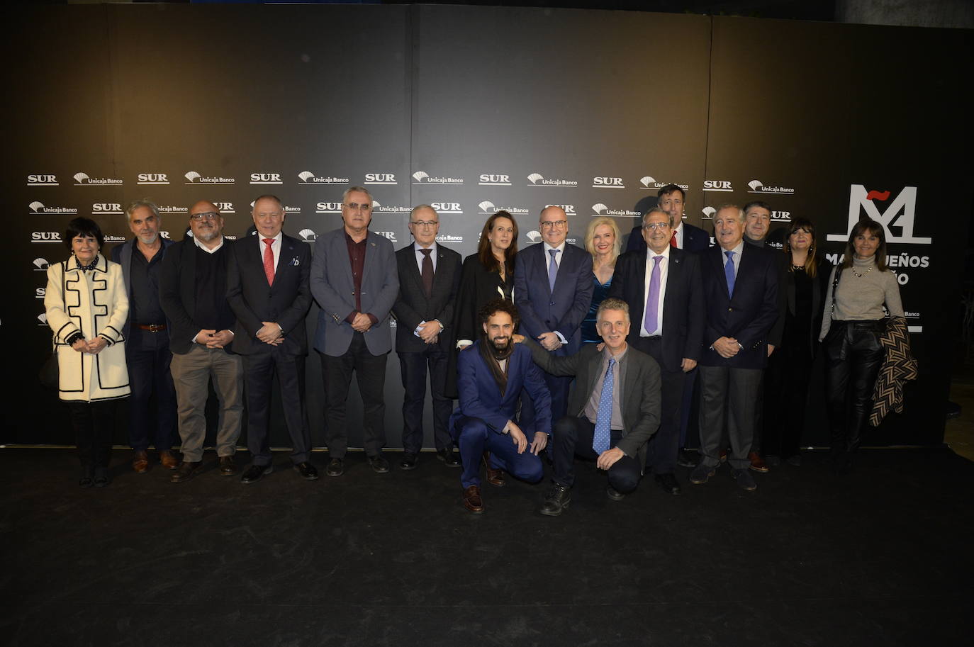 Invitados en el photocall de los premios Malagueños del Año 2022. 