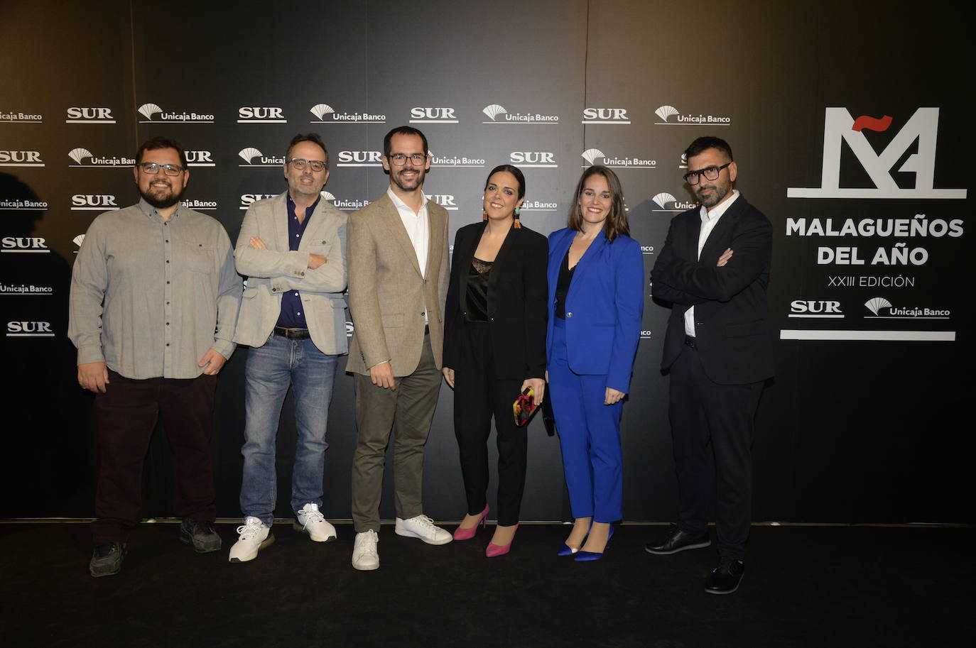 Invitados en el photocall de los premios Malagueños del Año 2022. 