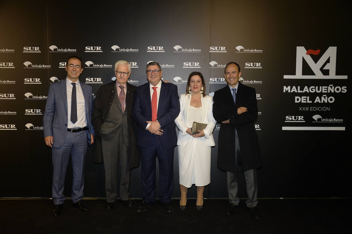 Invitados en el photocall de los premios Malagueños del Año 2022. 