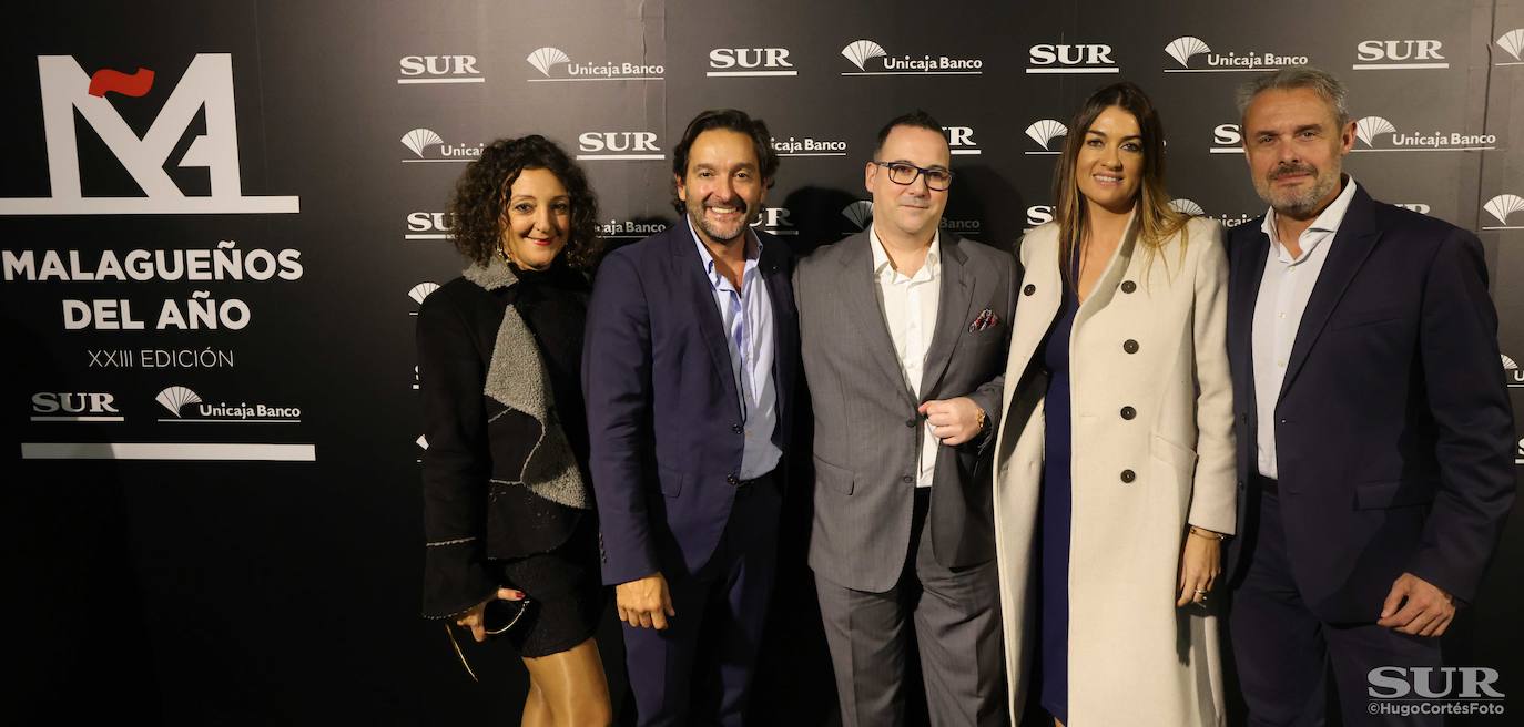 Invitados en el photocall de los premios Malagueños del Año 2022. 