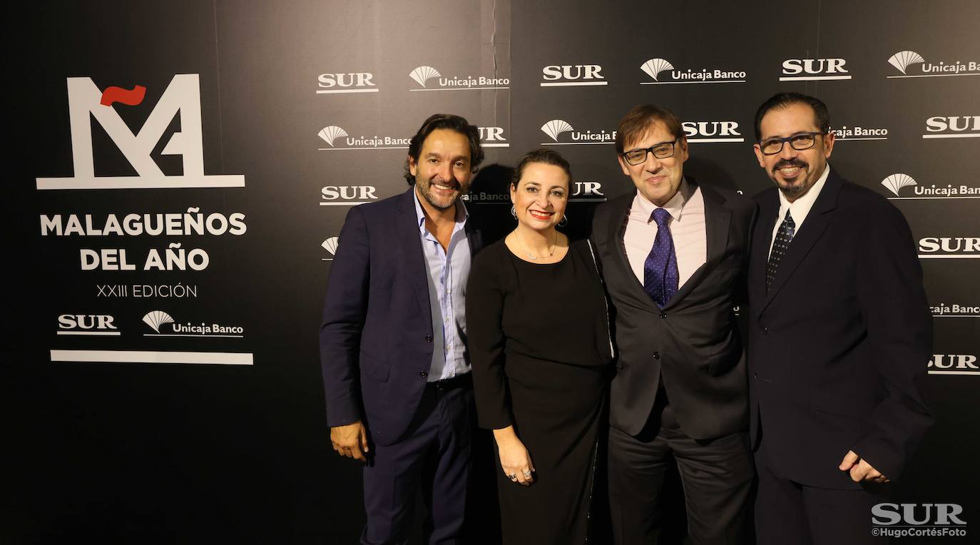 Invitados en el photocall de los premios Malagueños del Año 2022. 