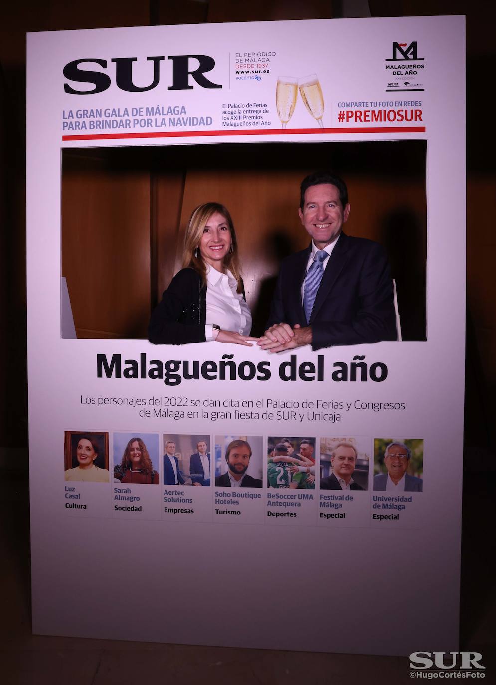 Fotos: XXIII Premios Malagueños del Año | Las otras &#039;portadas&#039; de SUR en la gala de entrega