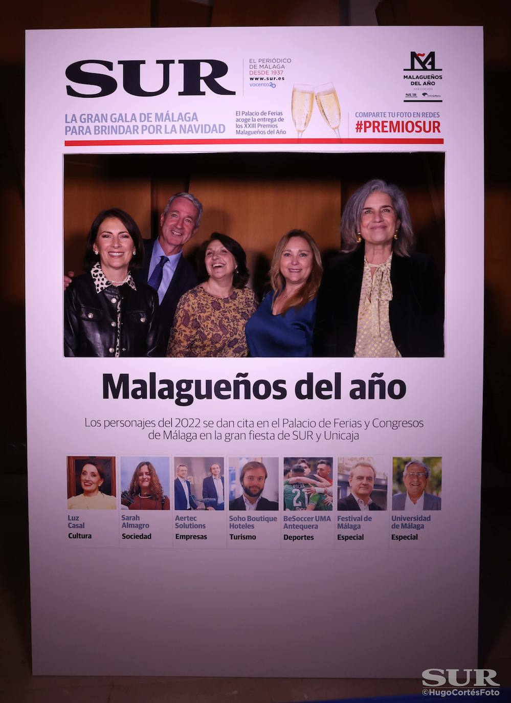 Fotos: XXIII Premios Malagueños del Año | Las otras &#039;portadas&#039; de SUR en la gala de entrega