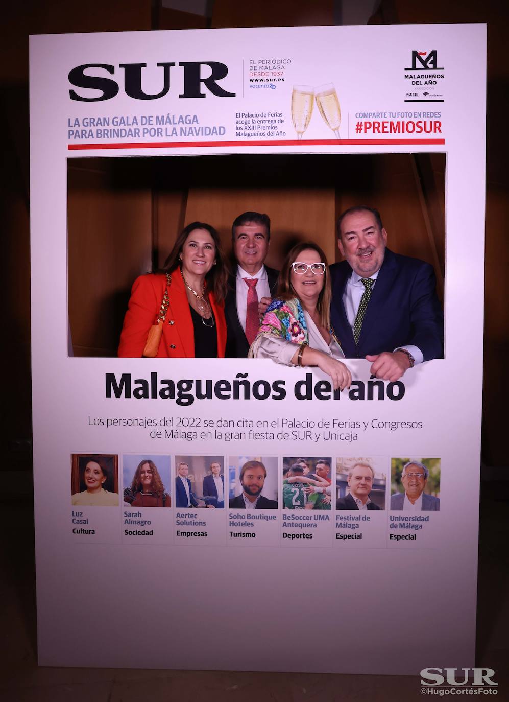 Fotos: XXIII Premios Malagueños del Año | Las otras &#039;portadas&#039; de SUR en la gala de entrega