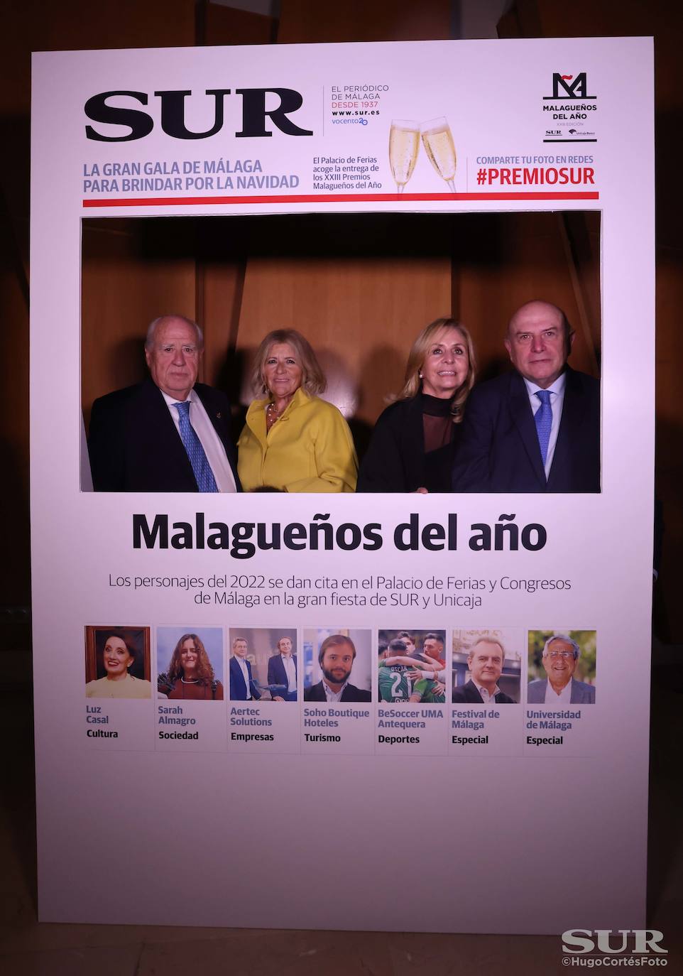 Fotos: XXIII Premios Malagueños del Año | Las otras &#039;portadas&#039; de SUR en la gala de entrega