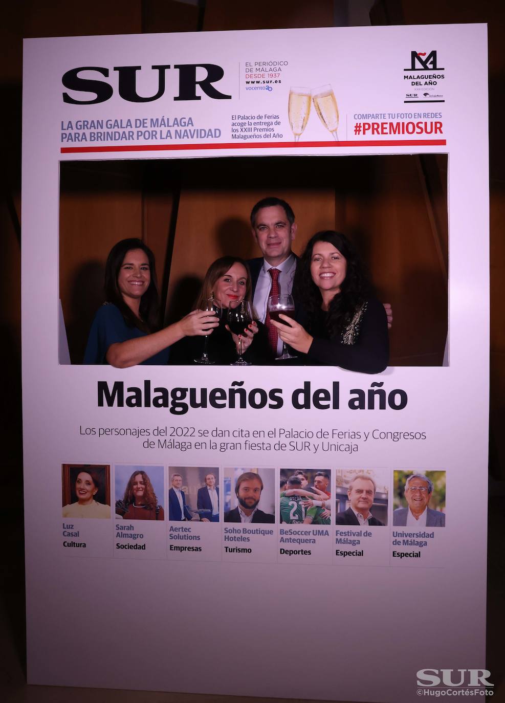 Fotos: XXIII Premios Malagueños del Año | Las otras &#039;portadas&#039; de SUR en la gala de entrega