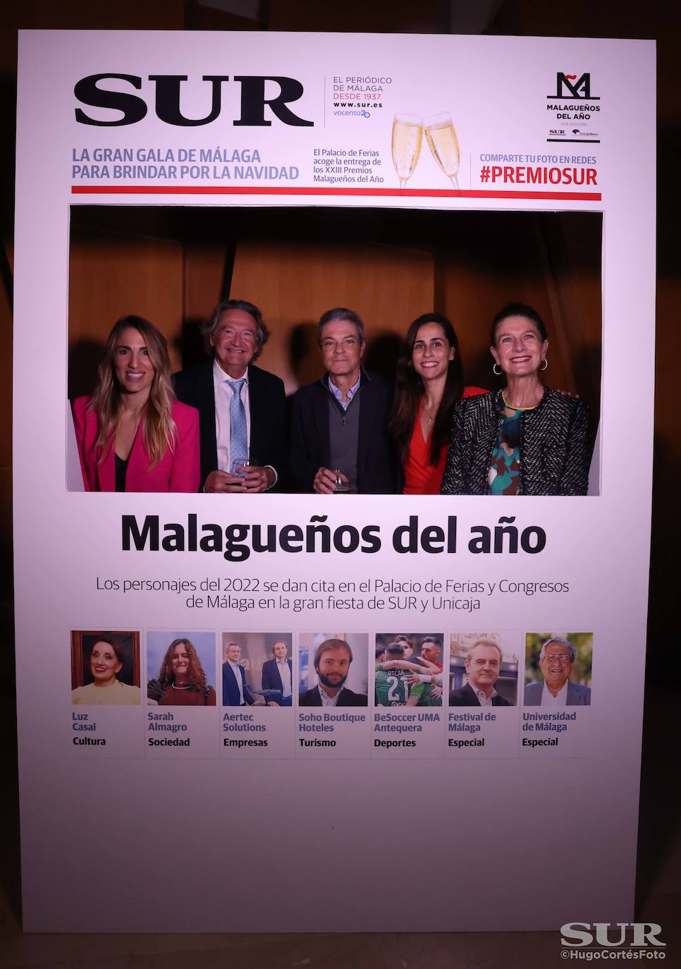 Fotos: XXIII Premios Malagueños del Año | Las otras &#039;portadas&#039; de SUR en la gala de entrega