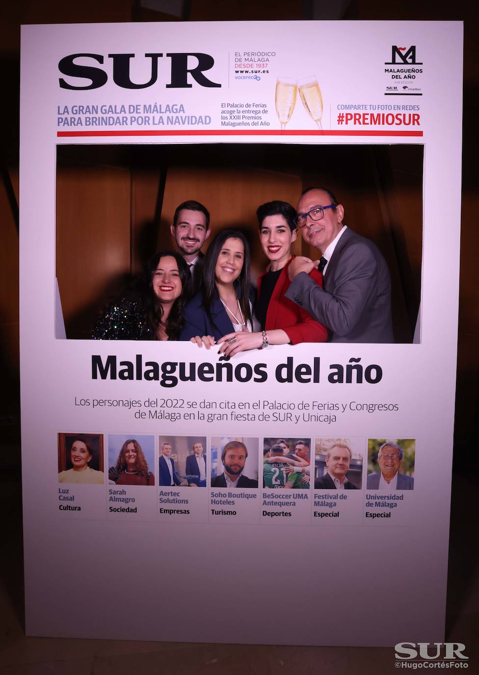 Fotos: XXIII Premios Malagueños del Año | Las otras &#039;portadas&#039; de SUR en la gala de entrega