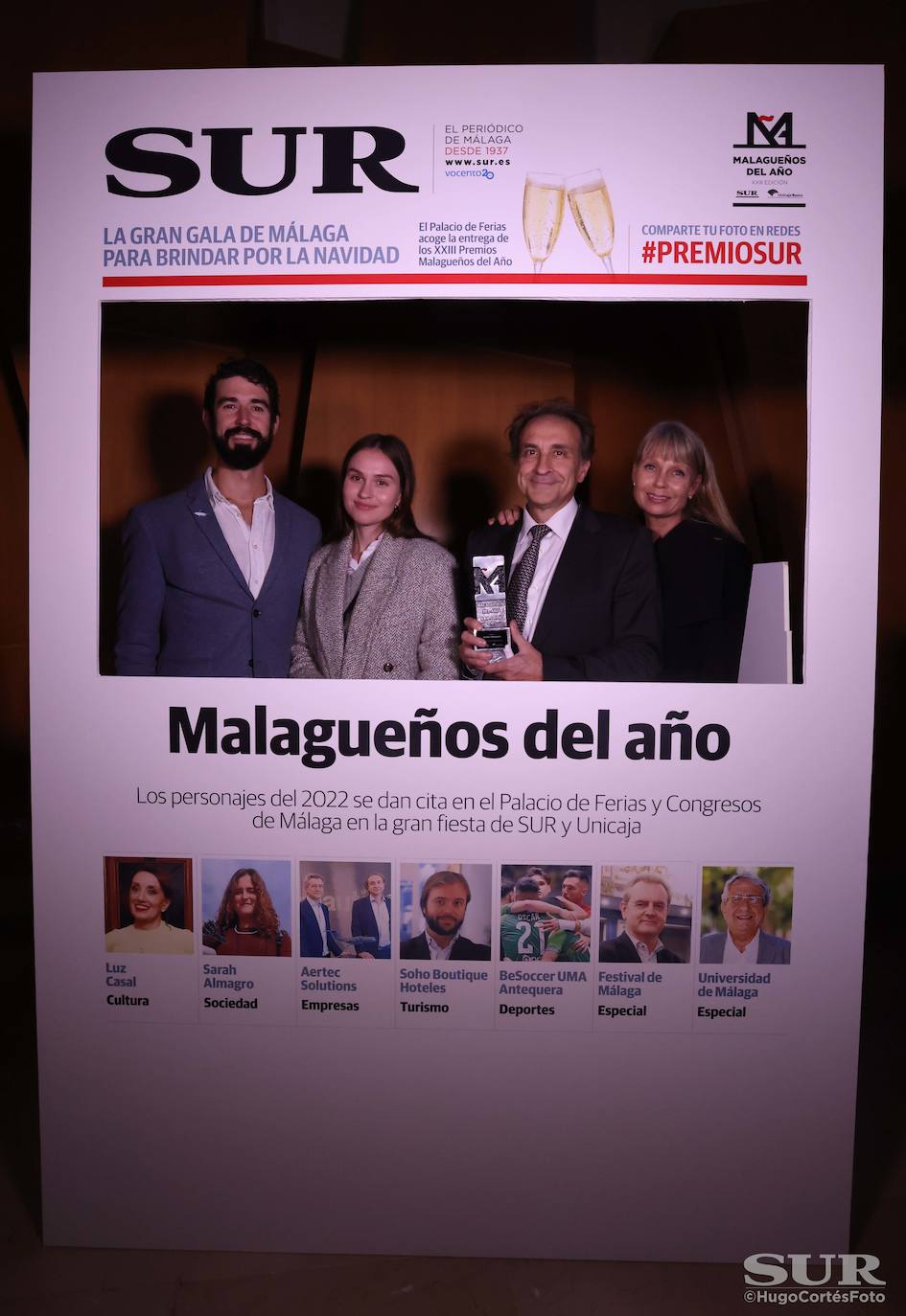 Fotos: XXIII Premios Malagueños del Año | Las otras &#039;portadas&#039; de SUR en la gala de entrega