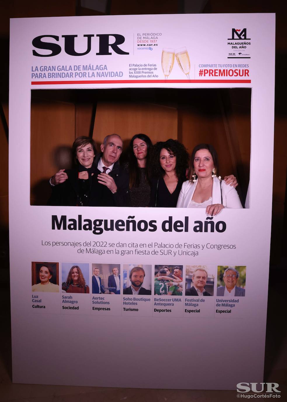 Fotos: XXIII Premios Malagueños del Año | Las otras &#039;portadas&#039; de SUR en la gala de entrega