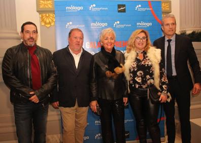 Imagen secundaria 1 - Actores de la gala con Teresa Porras, Gema del Corral, Francisco de la Torre, Jacobo Florido y Francisco Pomares. Juan Aguilar, Miguel Méndez, Teresa Porras, Margarita Romero y Manuel Salazar. Marta Izquierdo, Miguel Ángel Piédrola y Susana Lluch.