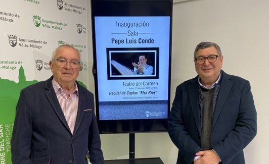 Acto de presentación del homenaje, este miércoles en el Ayuntamiento veleño. 