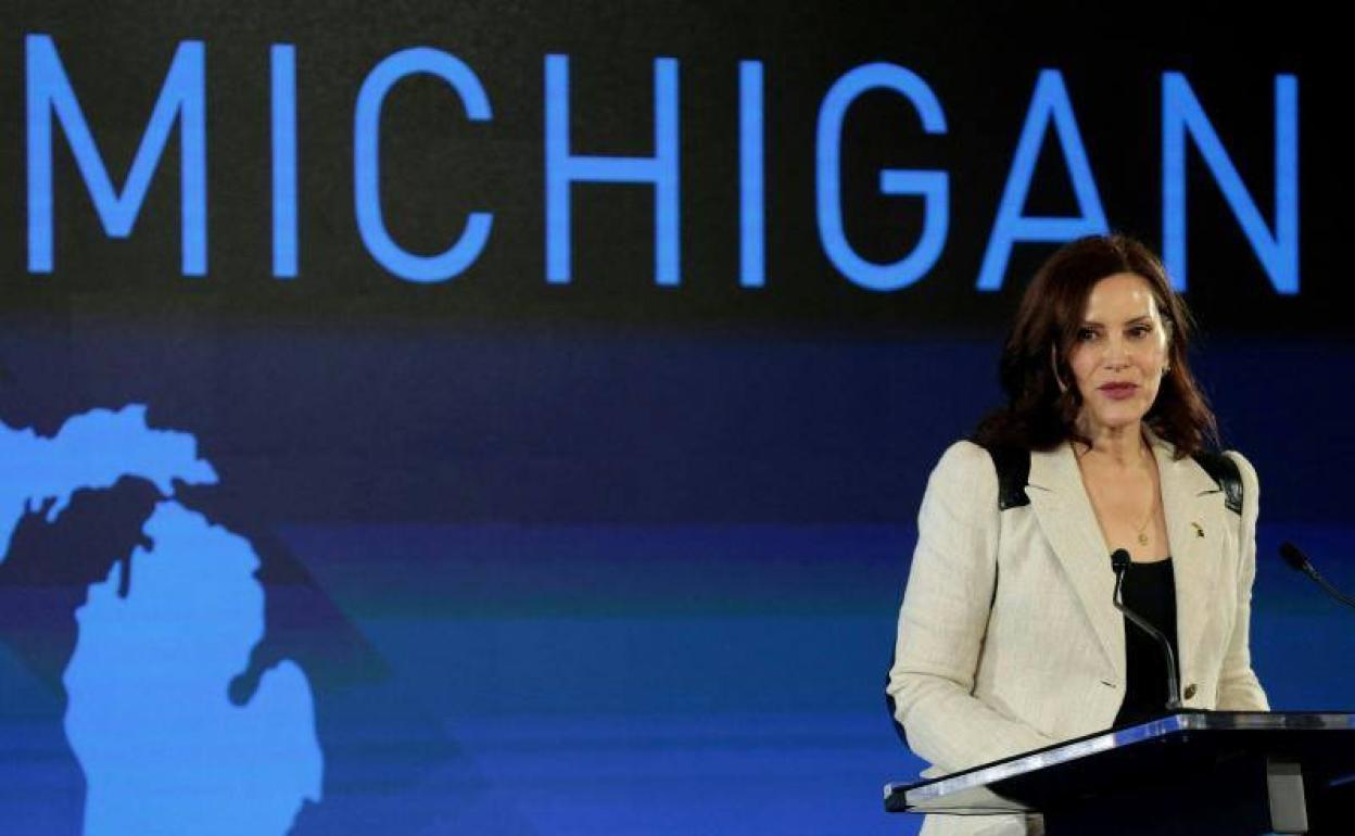 La gobernadora de Michigan, Gretchen Whitmer.
