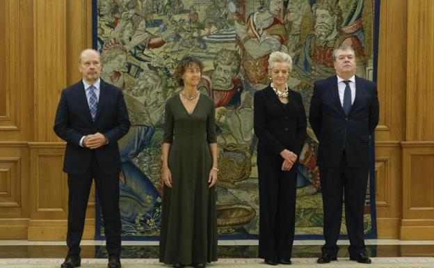 Juan Carlos Campo, Laura Díez, María Luisa Segoviano y César Tolosa