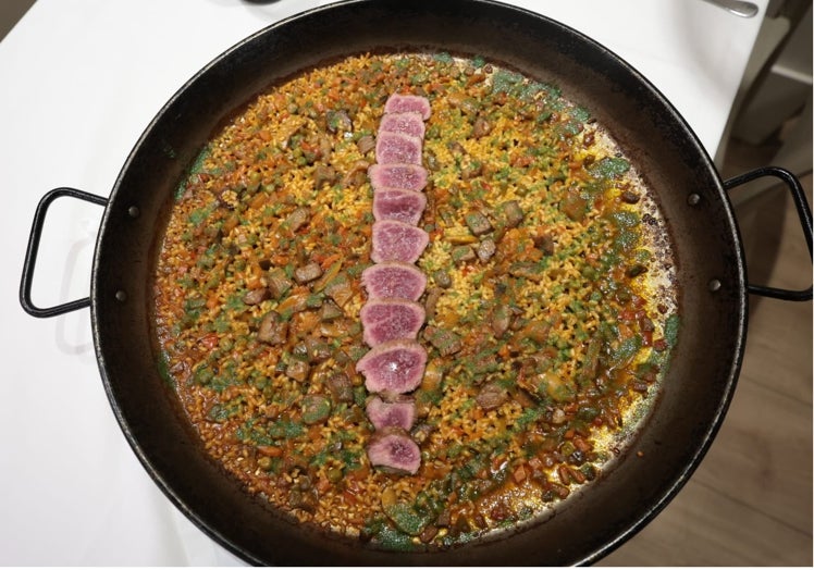 El arroz de presa ibérica 100% Montellano es una de sus especialidades.