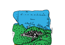 Primer mapa de la villa de Coín, dibujado en las respuestas del catastro de la Ensenada.