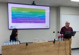 Intervención de Antonio Martín, presidente del SMM; y María Ángeles Bernal, delegada del SMM en Atención Primaria