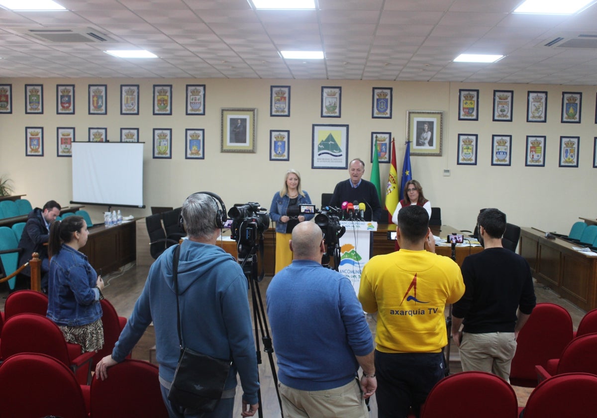 Acto de presentación de la promoción turística en la sede de la Mancomunidad Oriental.