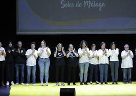 Representantes de los proyectos elegidos en esta edición del festival, durante la gala en el Soho.