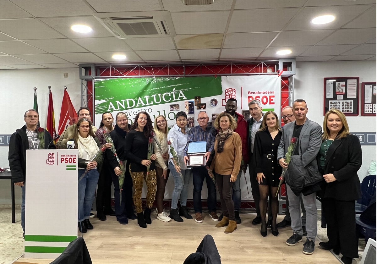 Los trabajadores de Tívoli, homenajeados por el PSOE de Benalmádena