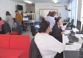 Alumnos de uno de los cursos.