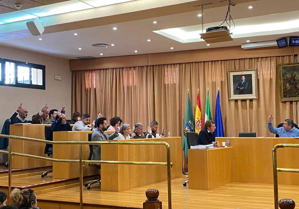 Imagen de la sesión plenaria que se ha celebrado este viernes en Vélez-Málaga.