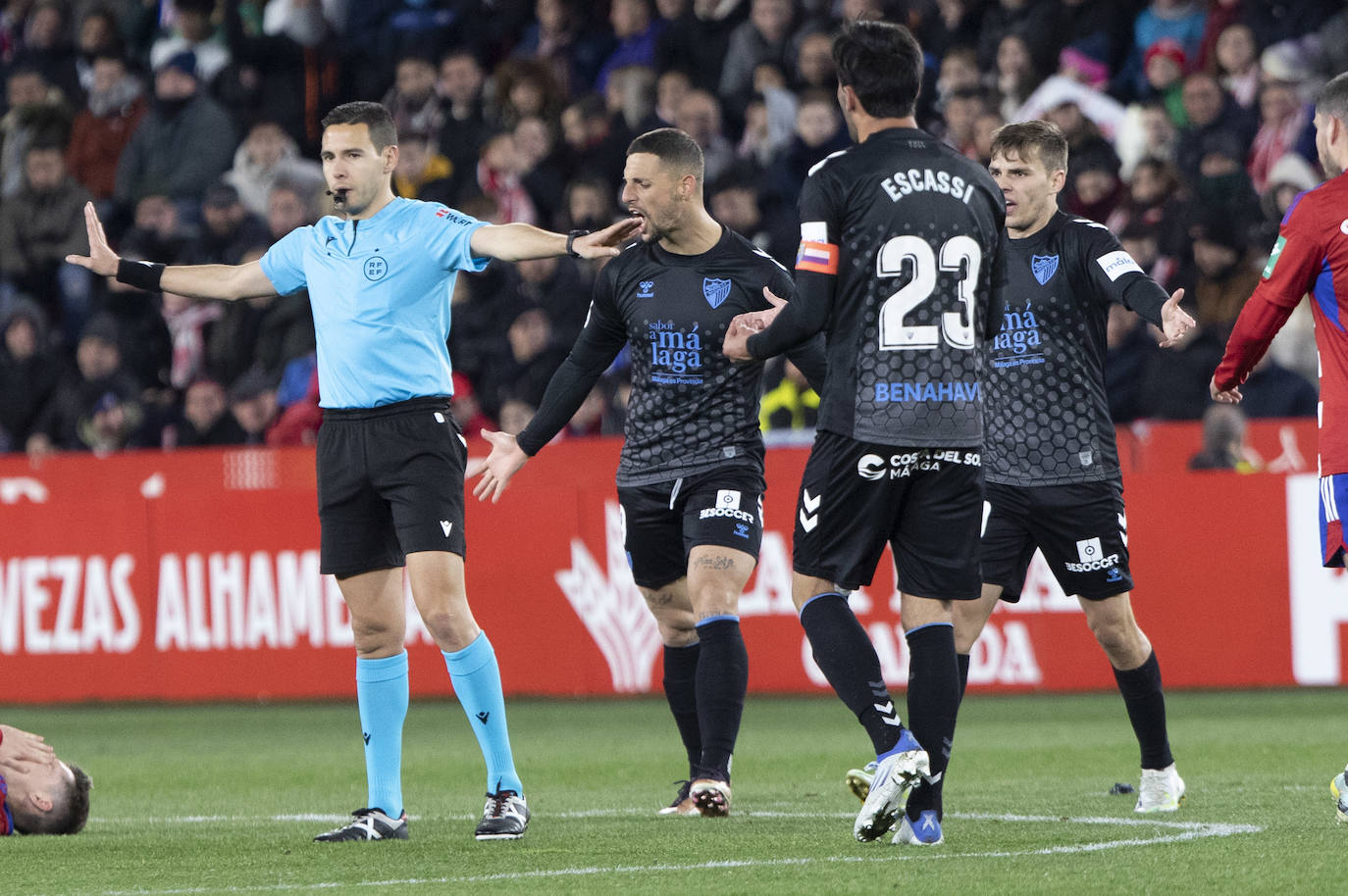 Derrota del Málaga en Granada