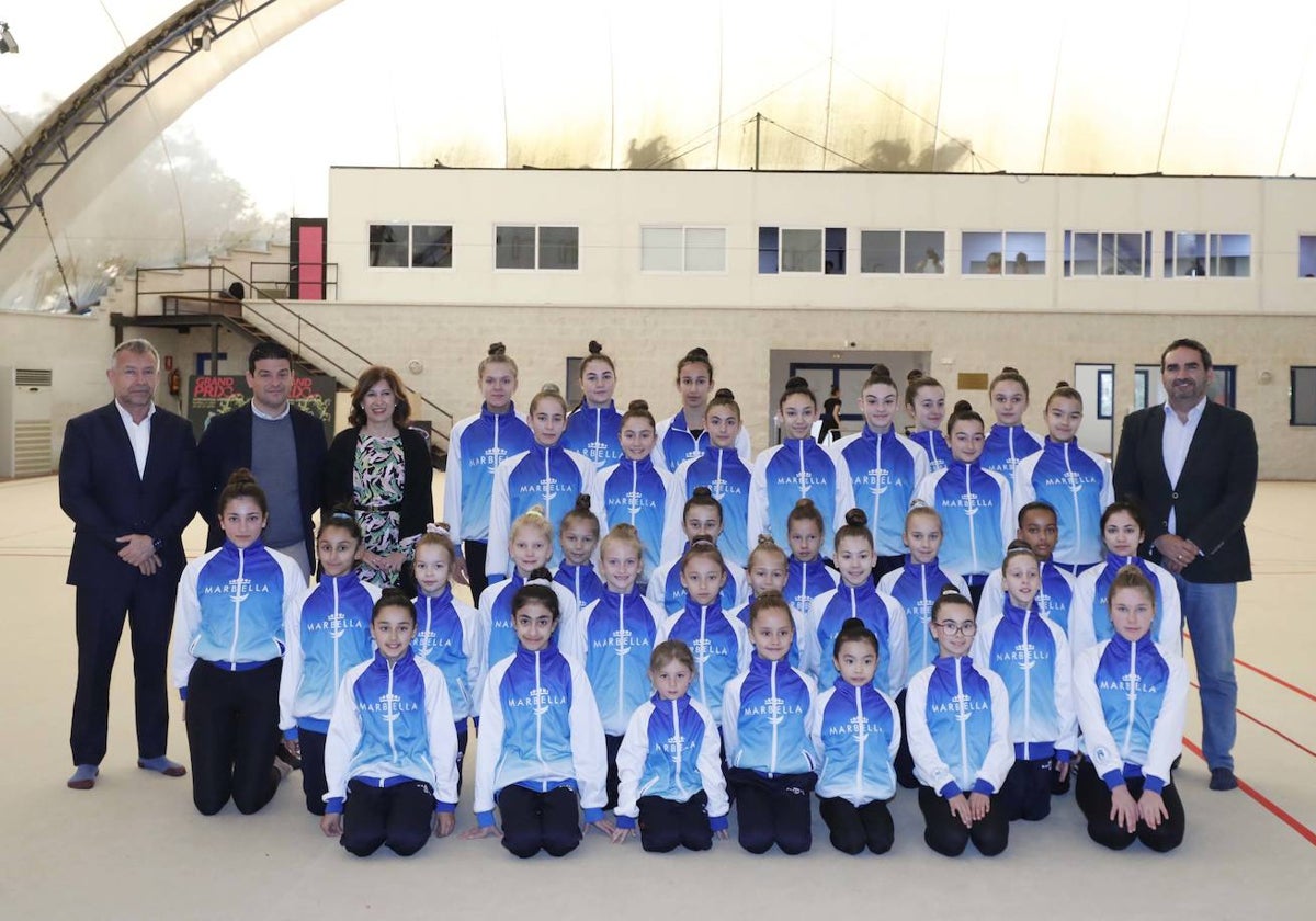 Presentación del Grand Prix de gimnasia rítmica que se celebrará el Marbella.