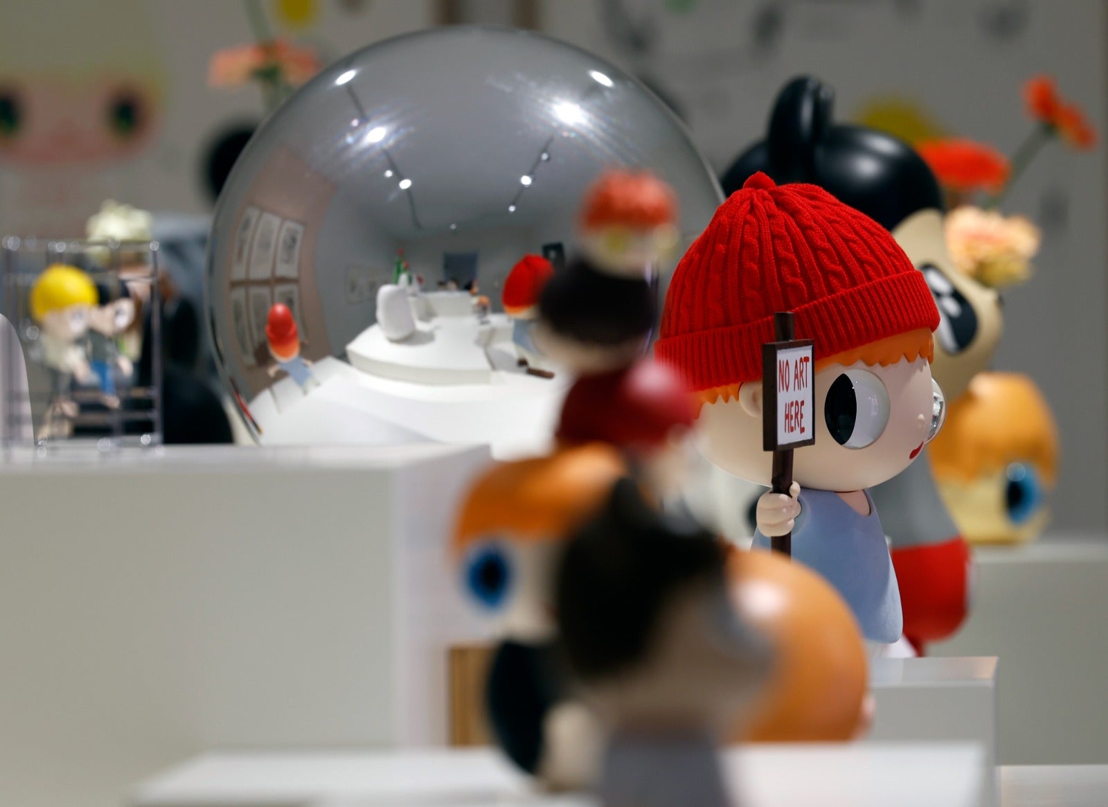 Varios ejemplos de 'Toy art'.