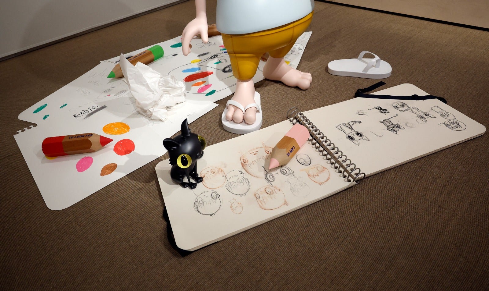 La ambiciosa exposición de Javier Calleja en el Centro Fundación Unicaja, en imágenes