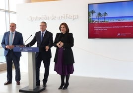 Díaz, Salado y Del Cid presentan el informe del turismo alemán.