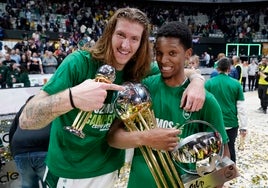 Todos los detalles de la fiesta del Unicaja por el título de la Copa del Rey en el Carpena