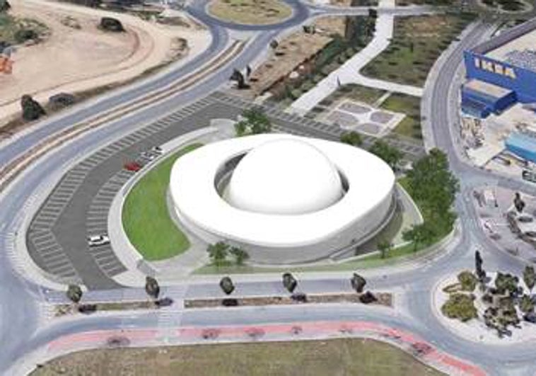 Urbanismo ultima los informes para otorgar el permiso de obras al planetario de Málaga