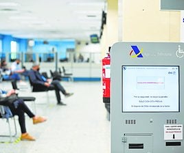Imagen de archivo de una oficina de la Agencia Tributaria.