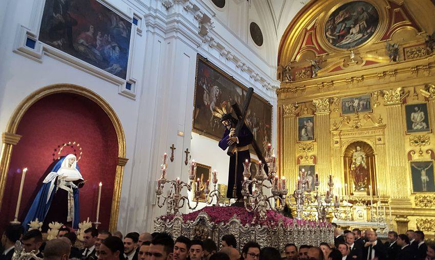 El 18 de febrero de 1999 se bendijo la actual imagen del Nazareno del Perdón, obra del imaginero malagueño Juan Manuel García Palomo, que sustituyó a la talla de Pedro Pérez Hidalgo. La función religiosa estuvo presidida por el obispo de la diócesis, Antonio Dorado Soto, actuando de padrinos la alcaldesa de Málaga, Celia Villalobos, y el presidente del Centro Histórico, Francisco Martín Rojas. Esta imagen presidió el vía crucis de la Agrupación de Cofradías en 2017.