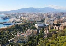 Vista de Málaga.