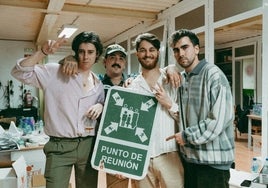 Adri Gámiz, Julio García, Mario Muñoz y Adri Romero 'Nonak'.
