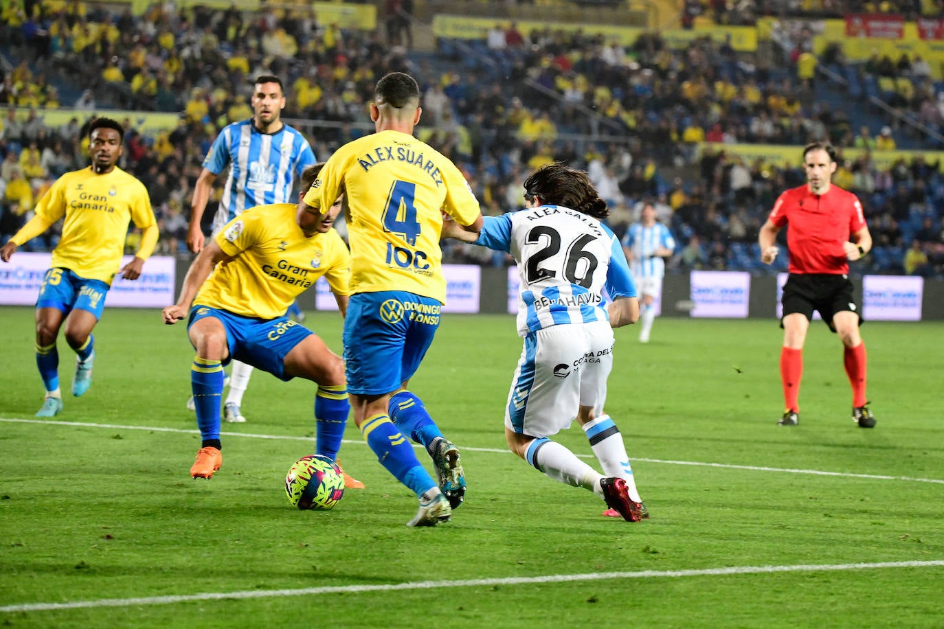 El Málaga logra el empate en Las Palmas en el último suspiro