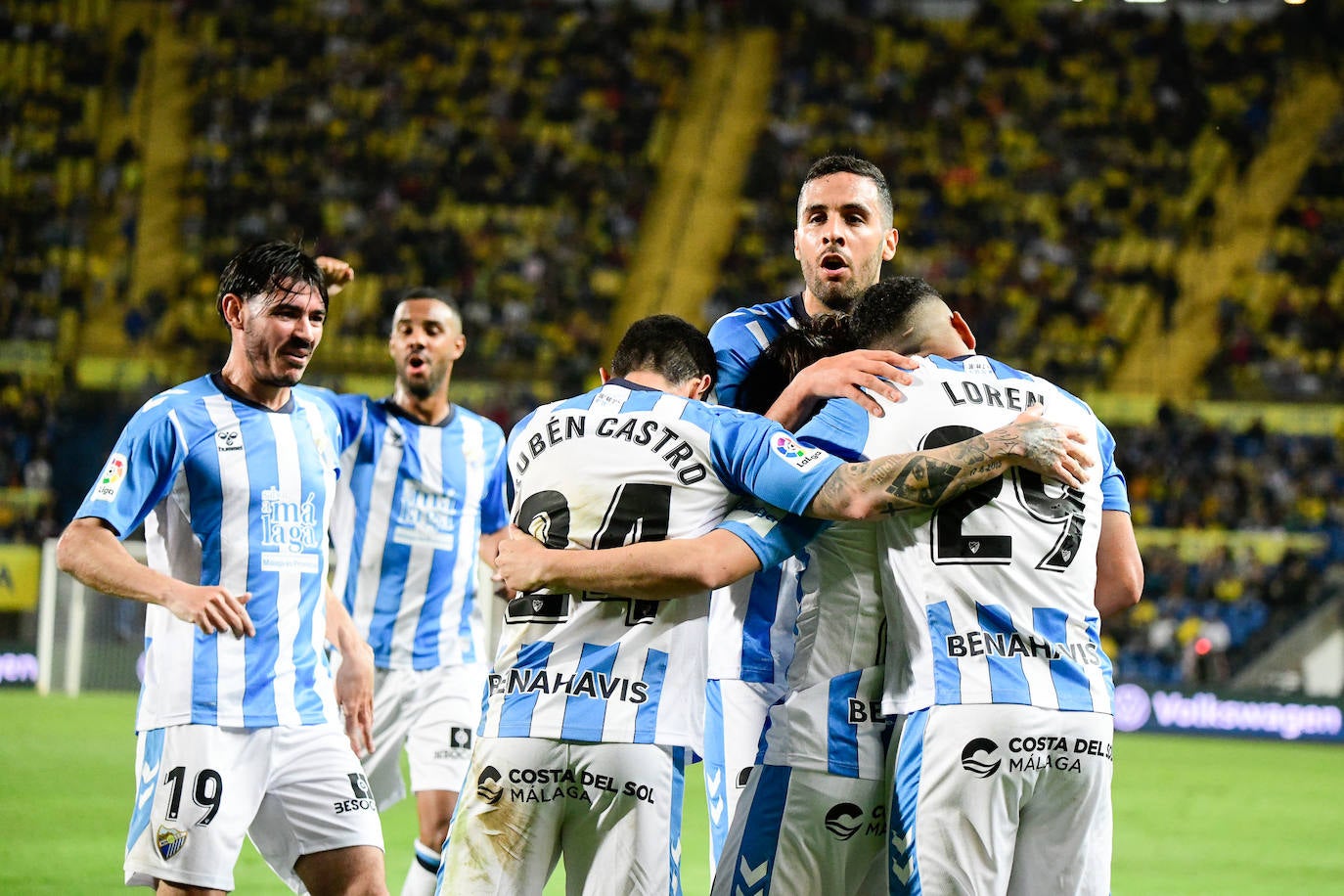 El Málaga logra el empate en Las Palmas en el último suspiro