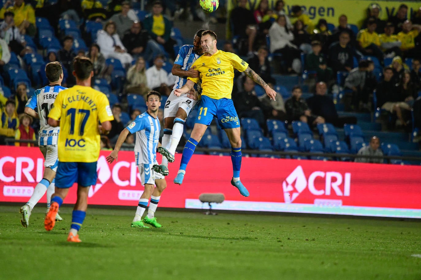 El Málaga logra el empate en Las Palmas en el último suspiro