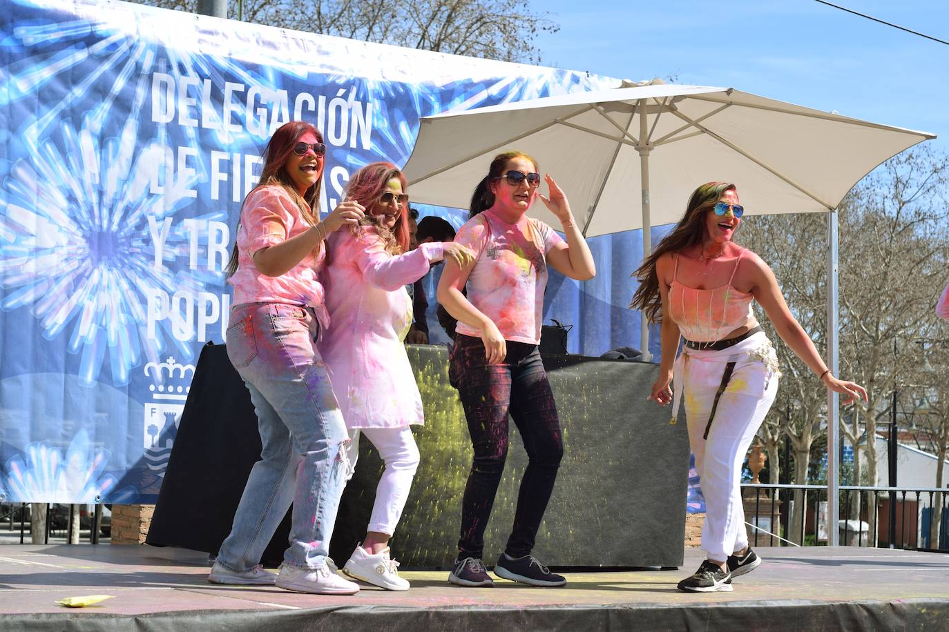 Celebración del Holi en Benalmádena este 12 de marzo. 