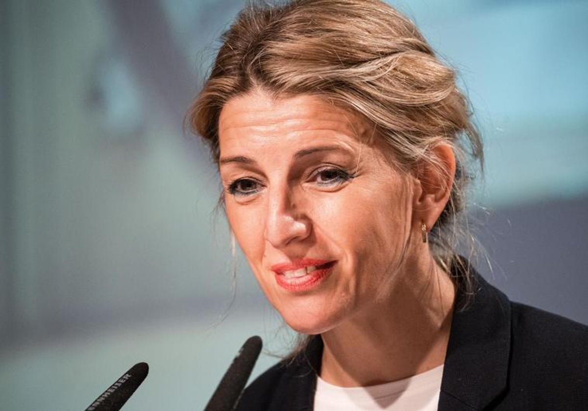 La vicepresidenta segunda del Gobierno y ministra de Trabajo, Yolanda Díaz.