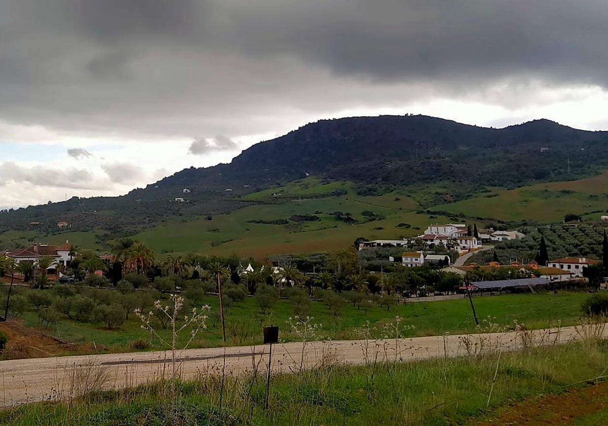 Zona rural de El Sabinal y El Hacho, en Álora.