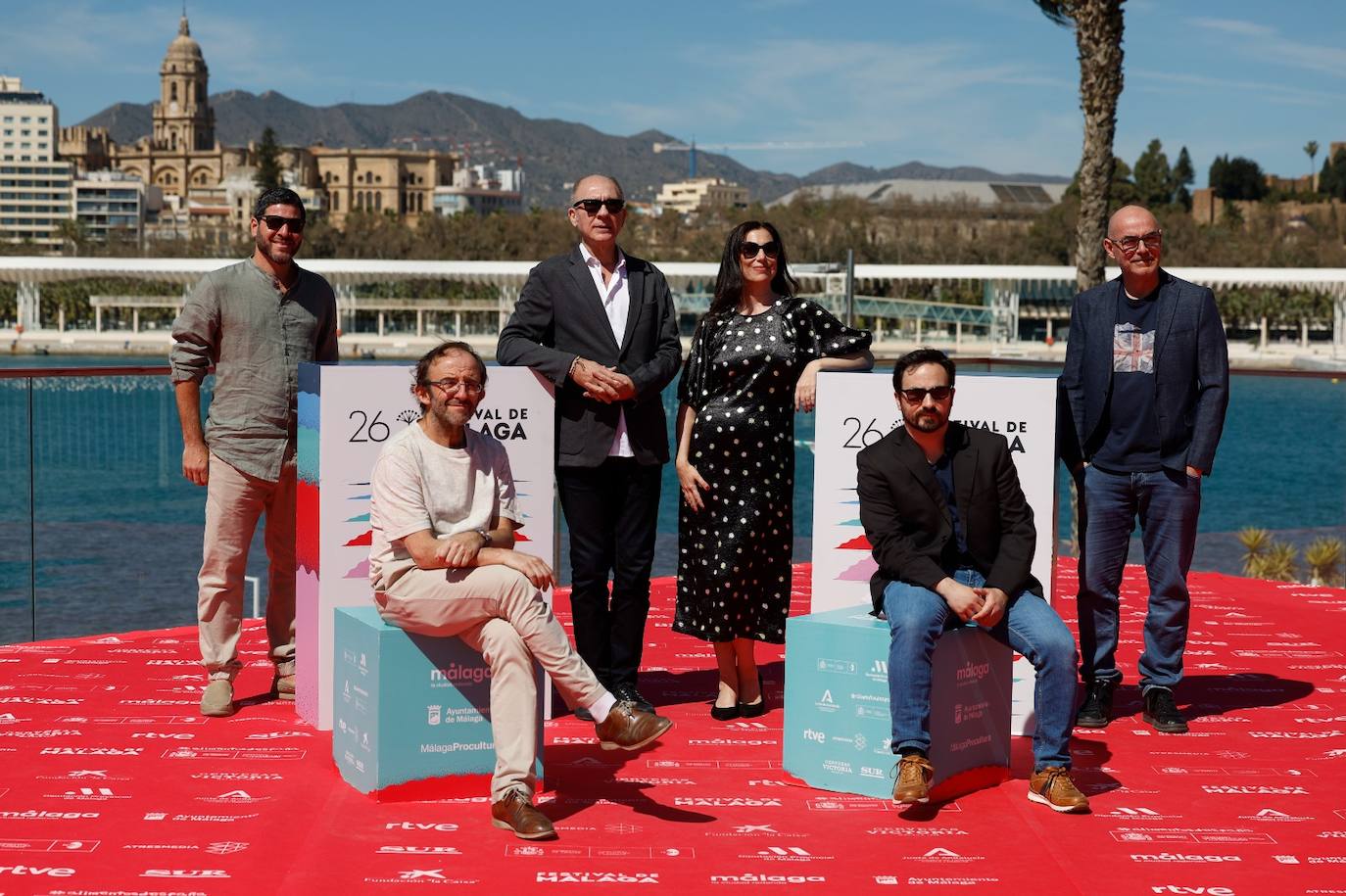 'photocall' con el equipo de la película 'Empieza el baile'. En el Cine Albéniz.Con la presencia de la directora, Marina Seresesky; el actor Darío Grandinetti y el productor, Álvaro Lavín