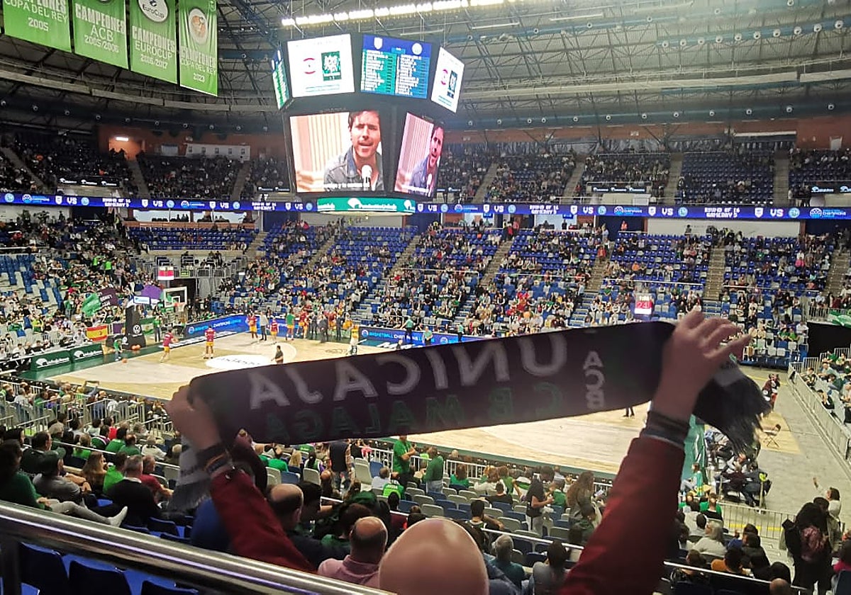 Imagen del Carpena el pasado miércoles durante el partido entre el Unicaja y el Limoges.
